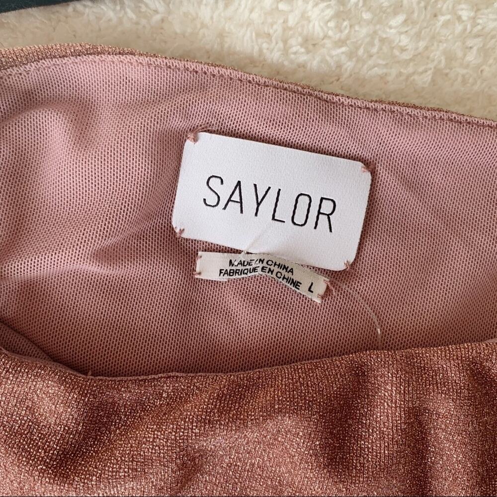 Pink SAYLOR Jaine Mini Dress L - Picture 12 of 15